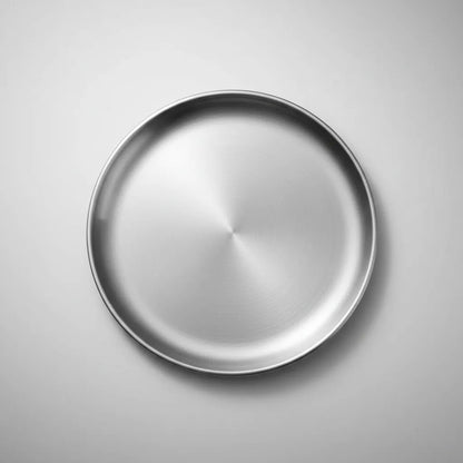 Pack 4 Platos Acero Inoxidable 26cm Cocina Acero Inoxidable Plato