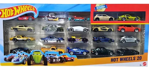 Hot Wheels Pack De 20 Autos Coleccionables 1:64 Vario