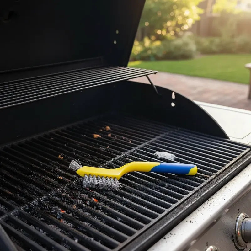 Cepillo Acero Inoxidable 7 Pulgadas Limpieza Parrilla Óxido