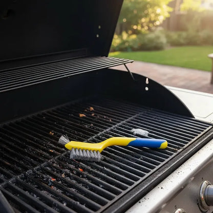 Cepillo Acero Inoxidable 7 Pulgadas Limpieza Parrilla Óxido