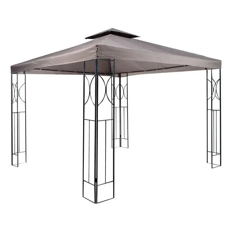 Toldo Pérgola Taupe Poliéster 300x300x275 Cm Taupe