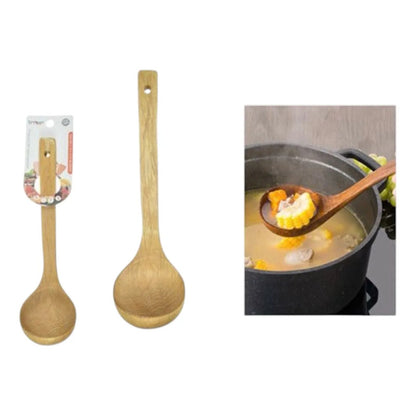 Cuchara De Bambu 26cmx7.5cm Para Cocinar Utensilio Bambú