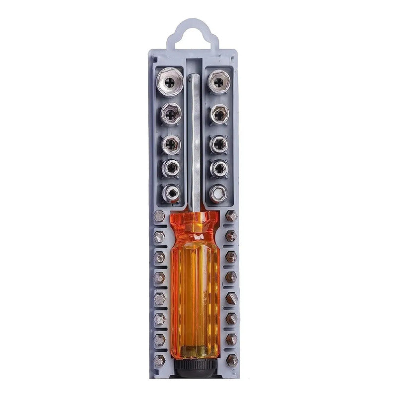 Set Destornillador Y Dados 28 Pcs En 1 Cq-220 E12138