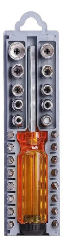 Set Destornillador Y Dados 28 Pcs En 1 Cq-220 E12138