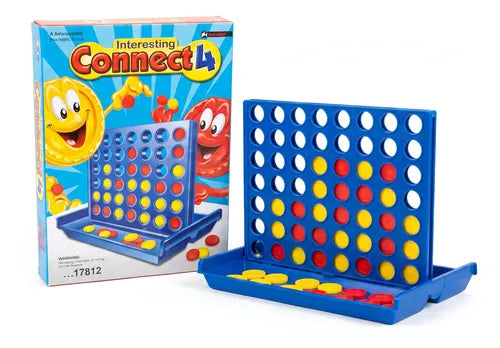 Conecta 4 Juego Viaje Familiar Estrategia Portátil