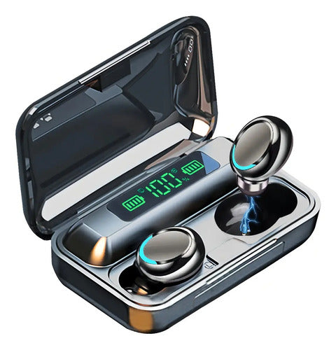 Auriculares Intraurales Inalámbricos Tws F9-5 Bth-f9-5 Para Negro