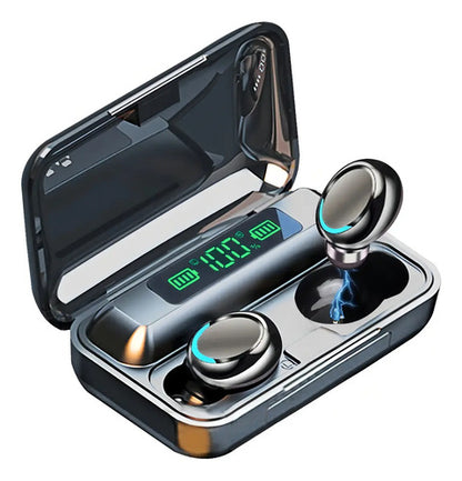 Auriculares Intraurales Inalámbricos Tws F9-5 Bth-f9-5 Para Negro