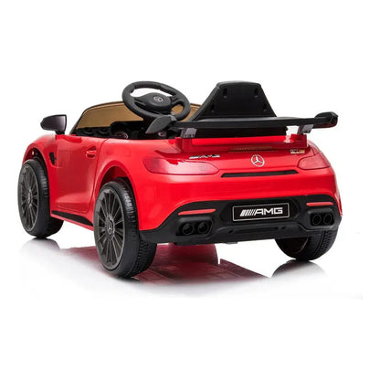 Auto A Batería Infantil Rojo Mercedes Benz Rojo