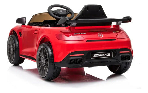Auto A Batería Infantil Rojo Mercedes Benz Rojo