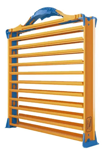 Car Case Para 44 Carros Rack & Track-24 Estuche Organizador Color Naranja