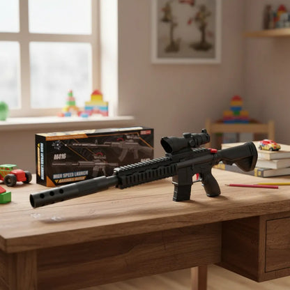 Pistola Con Balines De Agua Juguete Negro