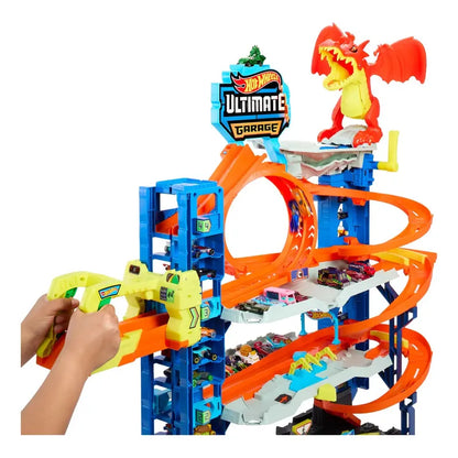Hot Wheels City Pista De Juguete Ultimate Garage Escala 1:64 Multicolor