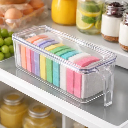 Caja Organizadora Para Refrigerador 9cmx28cmx14.5cm Transparente
