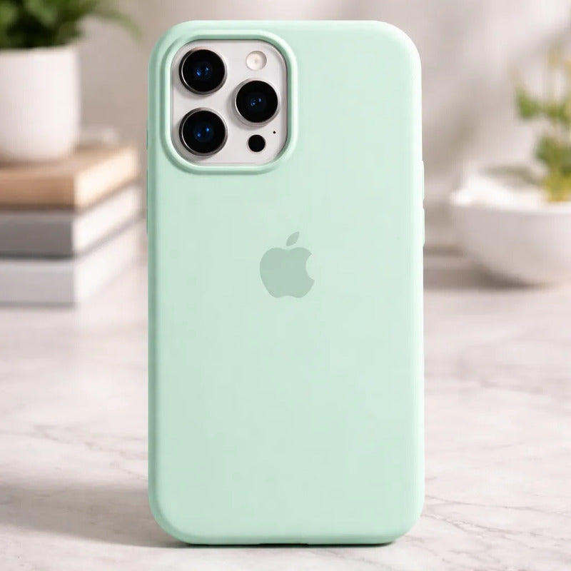 Carcasa De Silicona Para iPhone 16 Pro Max