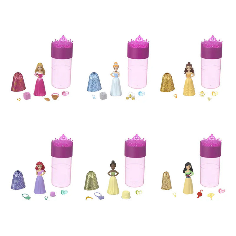 Disney Princesa Muñeca Color Reveal Real Temática Fiesta