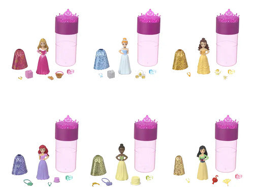 Disney Princesa Muñeca Color Reveal Real Temática Fiesta