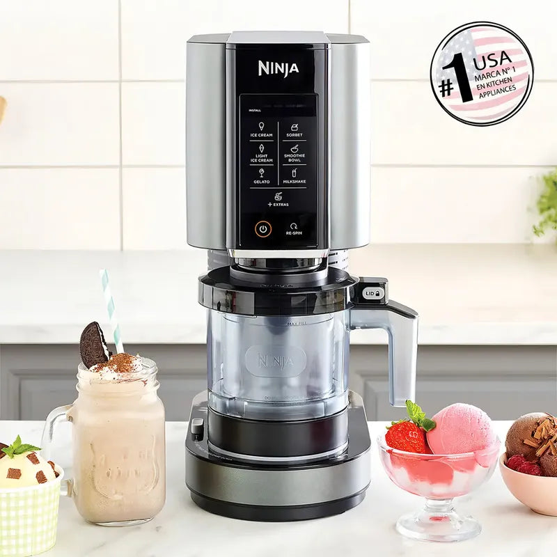 Máquina De Helados Ninja Nc300 Ninja Creami Con Frecuencia Negro 60 Hz