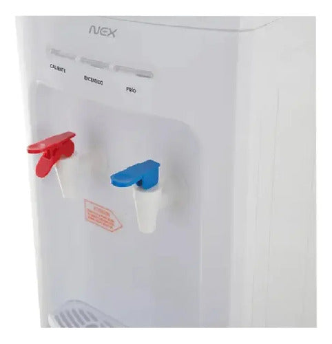 Dispensador De Agua Nex Pedestal 20l Fría Caliente Color Blanco