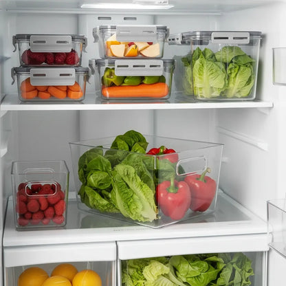 Caja Organizadora Para Refrigerador 13cmx26.5cmx17cm Transparente