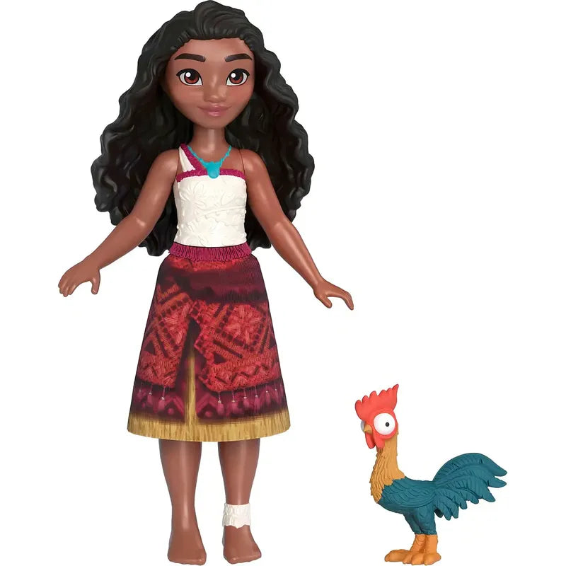 Canoa De Aventura Moana Mattel 60 Cm Con Muñeca Y Marrón