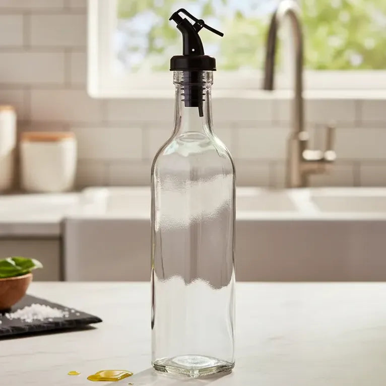 Dispensador De Aceite Botella De Vidrio
