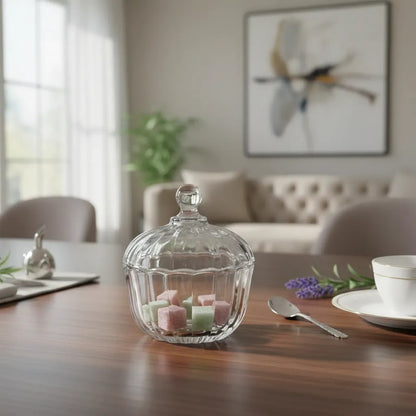 Azucarera De Vidrio Genérica Para Mesa Y Cocina Vidrio