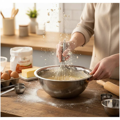 Bowl Acero Inoxidable Ensaladas Cocina Reposteria 55cm Plateado