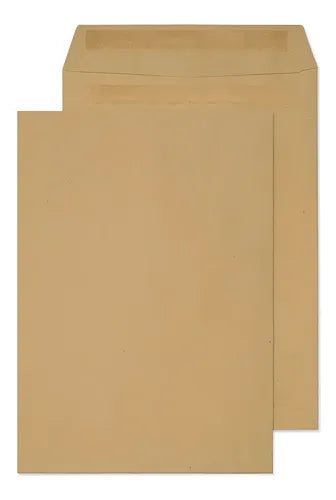 Sobres De Papel Kraft Fc Autocierre Rápido Set 50 Und Color Marrón Sobre Kraft