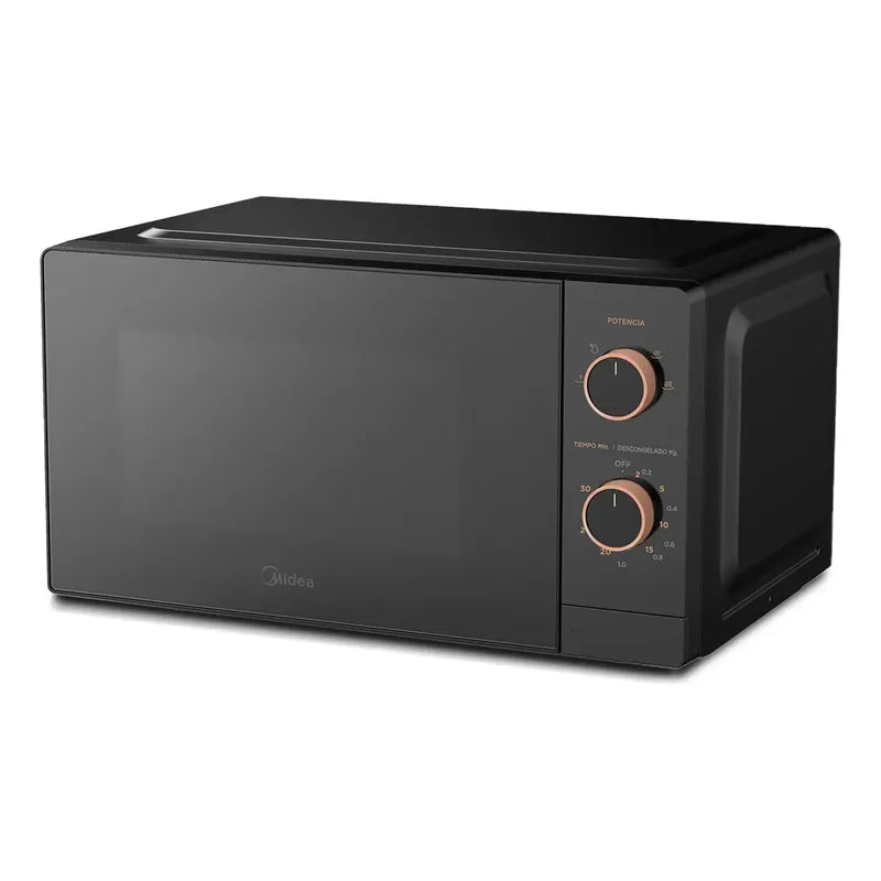 Microondas Midea 20 Litros Negro 600w Timer Cocina Pro