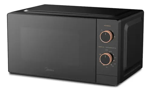 Microondas Midea 20 Litros Negro 600w Timer Cocina Pro