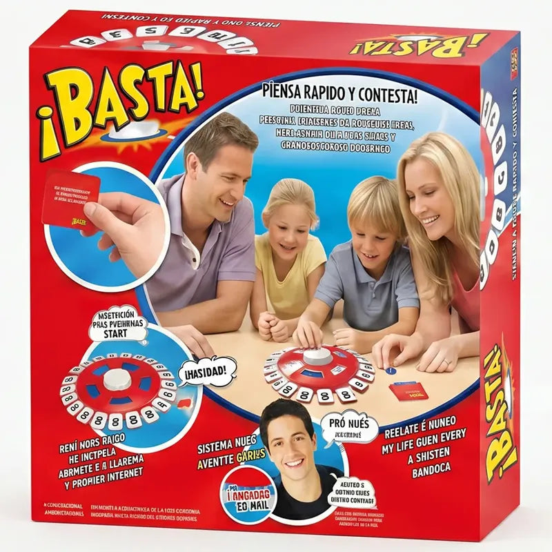 Juego De Mesa Basta Piensa Rápido Y Contesta En Español