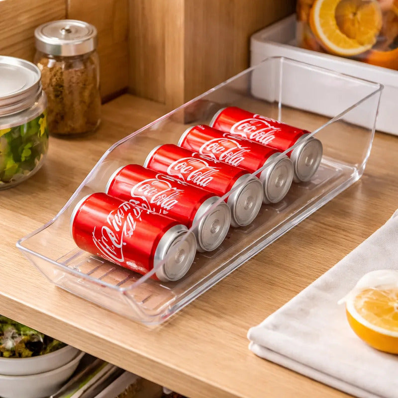 Organizador Multifuncional Para Refrigerador 10x13.5x34 Transparente