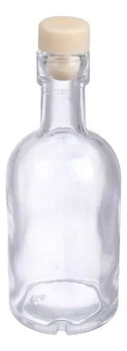Pack 12 Frascos  De Vidrio 50 Ml Vidrio