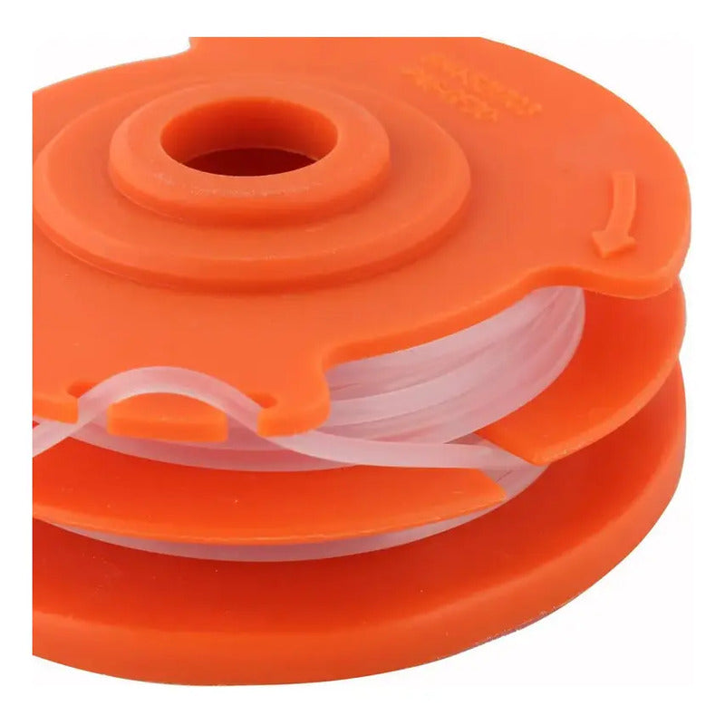 Repuesto Carrete Para Orilladora 550w Bauker 5 Metros Naranja