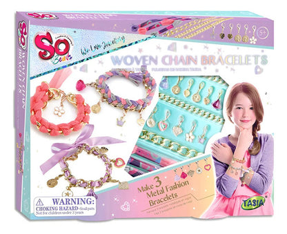 Set Brazaletes Ultra Toys Tejidos Con Charms