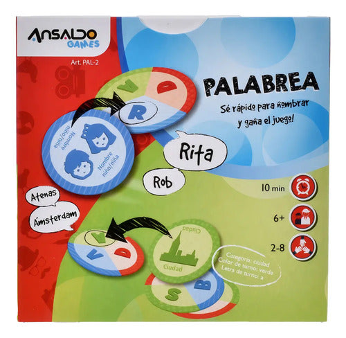 Juego De Destreza Palabrea 2