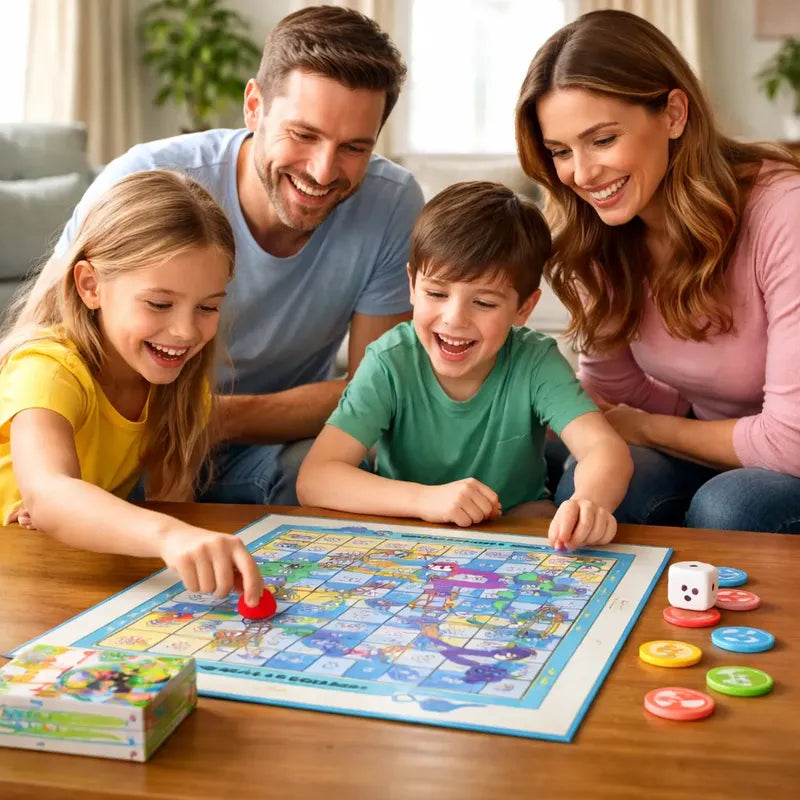 Juego De Mesa Serpientes Y Escaleras Magnético