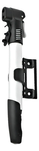 Bomba Inflador Neumaticos Portatil Accesorio Bicicleta B-47 Gris