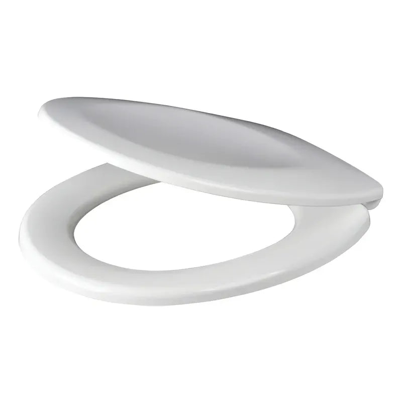 Tapa Para Inodoro Redonda Plástico Blanco Casa Miel Con Tapa Blanco