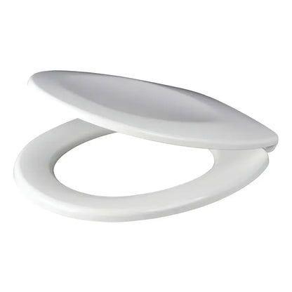 Tapa Para Inodoro Redonda Plástico Blanco Casa Miel Con Tapa Blanco