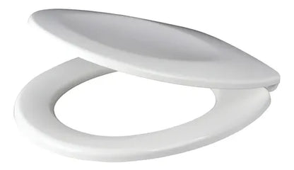 Tapa Para Inodoro Redonda Plástico Blanco Casa Miel Con Tapa Blanco