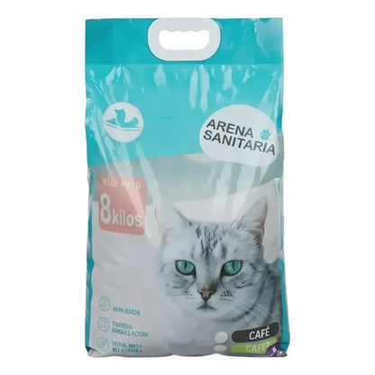 Arena Para Gato Aglutinante 24 Kg, Aroma Café