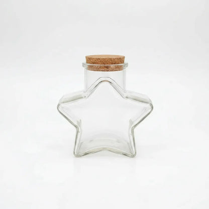 Pack 20 Botella Estrella 80cm, Cierre Seguro Transparente