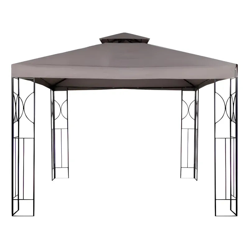 Toldo Pérgola Taupe Poliéster 300x300x275 Cm Taupe