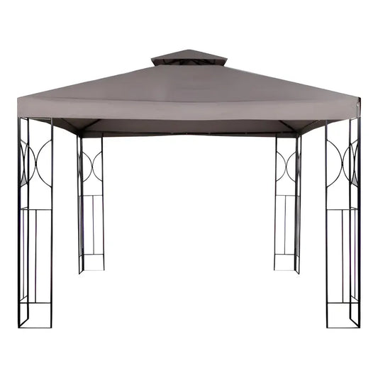 Toldo Pérgola Taupe Poliéster 300x300x275 Cm Taupe