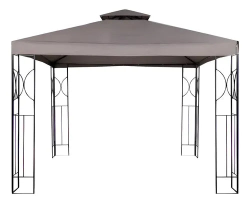 Toldo Pérgola Taupe Poliéster 300x300x275 Cm Taupe