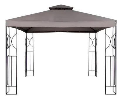 Toldo Pérgola Taupe Poliéster 300x300x275 Cm Taupe