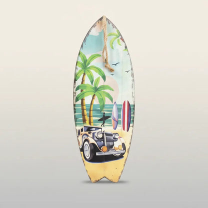 Pack 3cuadro Tabla Surf Decorativa Vertical 15x40cm Varios