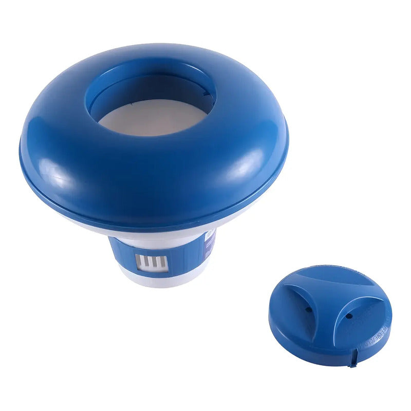 Dosificador Flotante Para Tabletas De Cloro Afj Azul