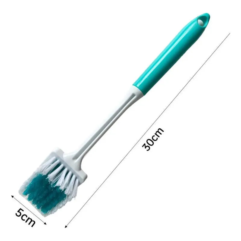 Cepillo Multiuso Cocina Baño Limpieza Escobilla 30cm Celeste